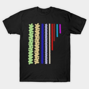 abstract stripes pattern T-Shirt